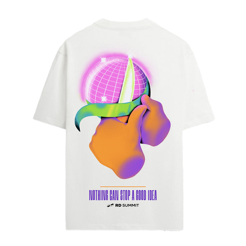 CAMISETA BRANCA ORBITS NOTHIN CAN STOP